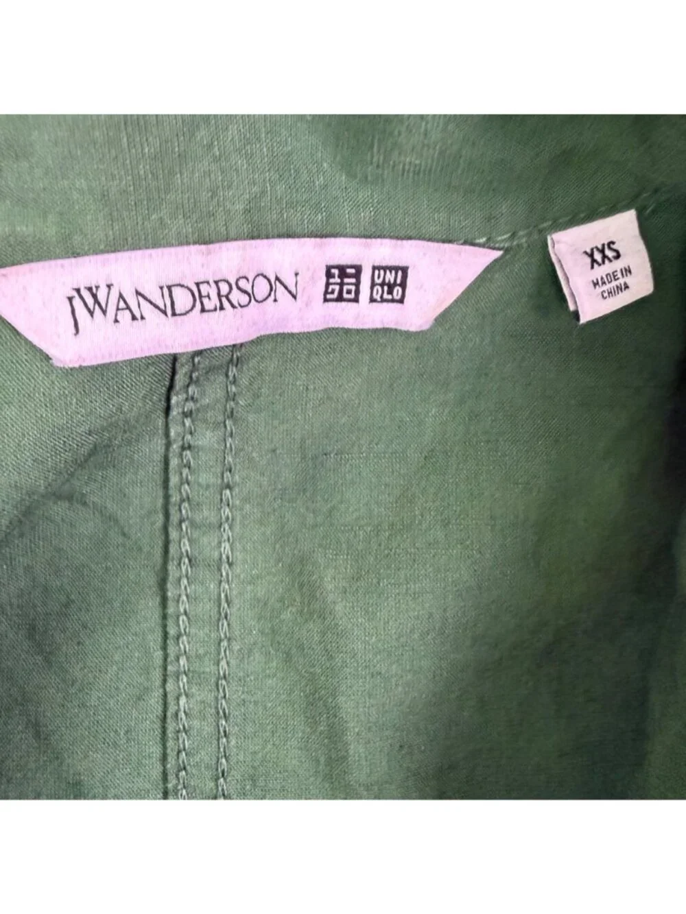 Jw Anderson Women’s Green Cotton Sleeveless Belted Maxi Trench Dress XXS